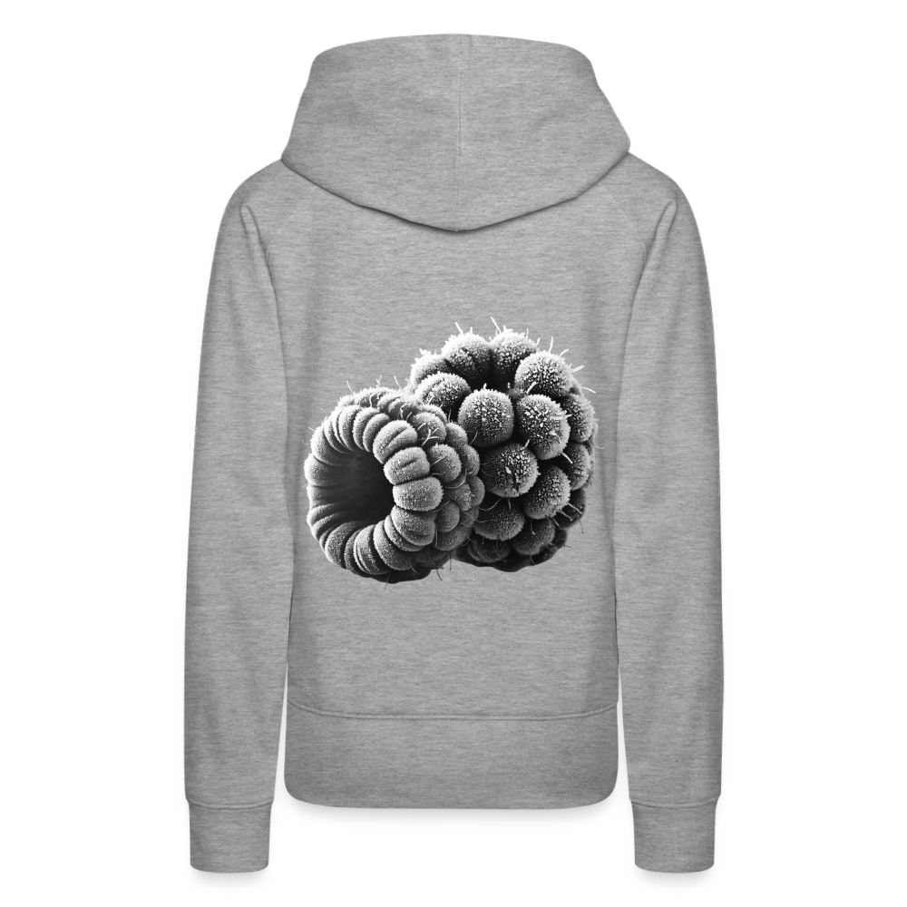 Women Hoodie Frozen Berries - Grau meliert