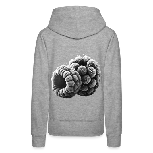 Women Hoodie Frozen Berries - Grau meliert
