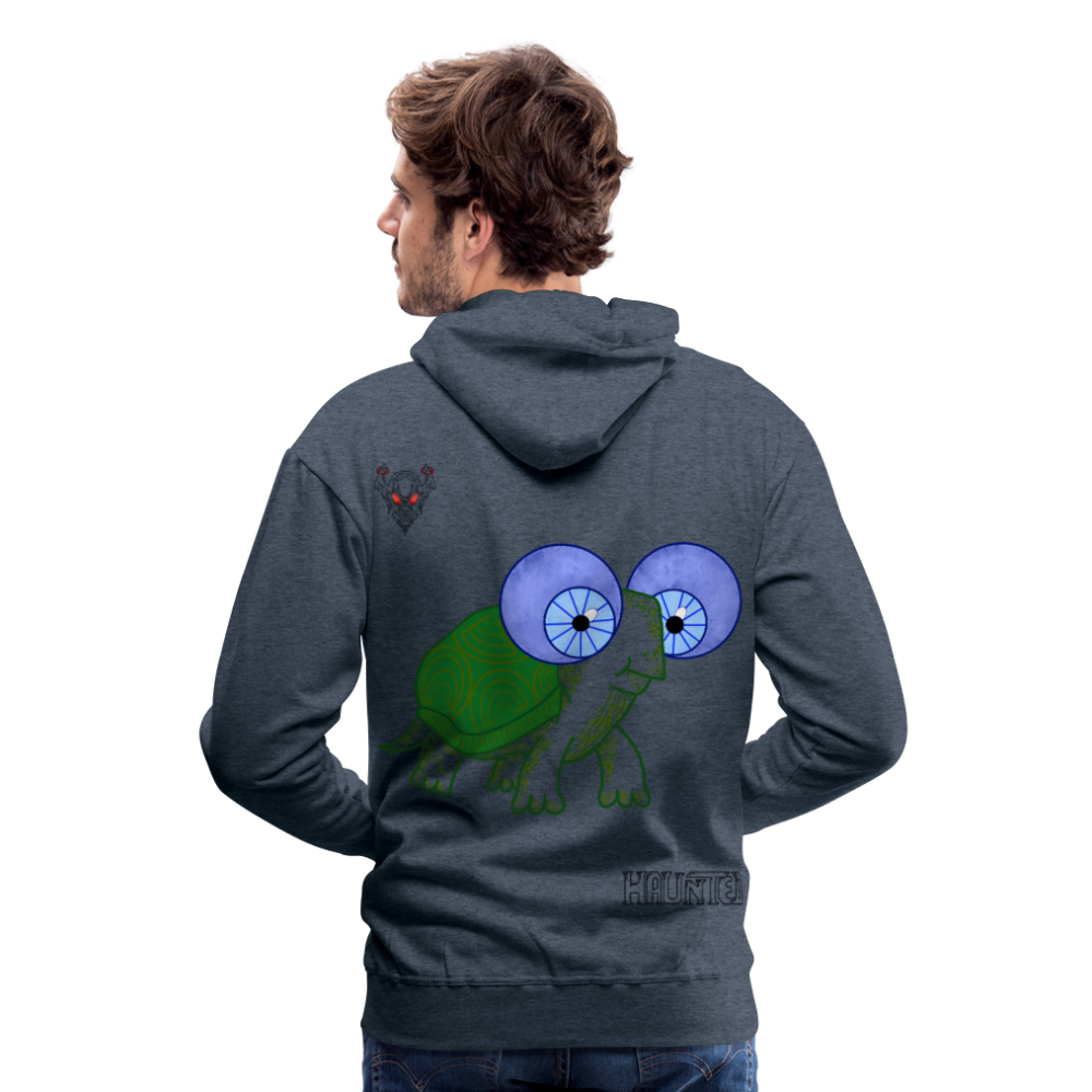 Men Hoodie Turtle - Jeansblau