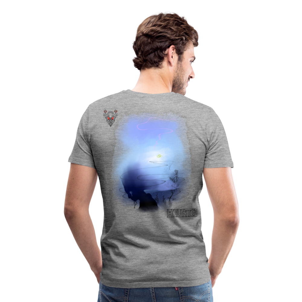 Man T-Shirt Fading - Grau meliert