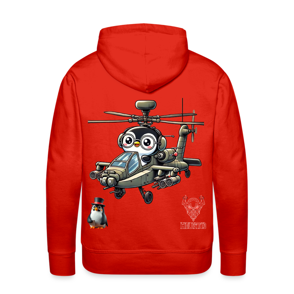 Men Hoodie KasPenguin in Apache - Rot