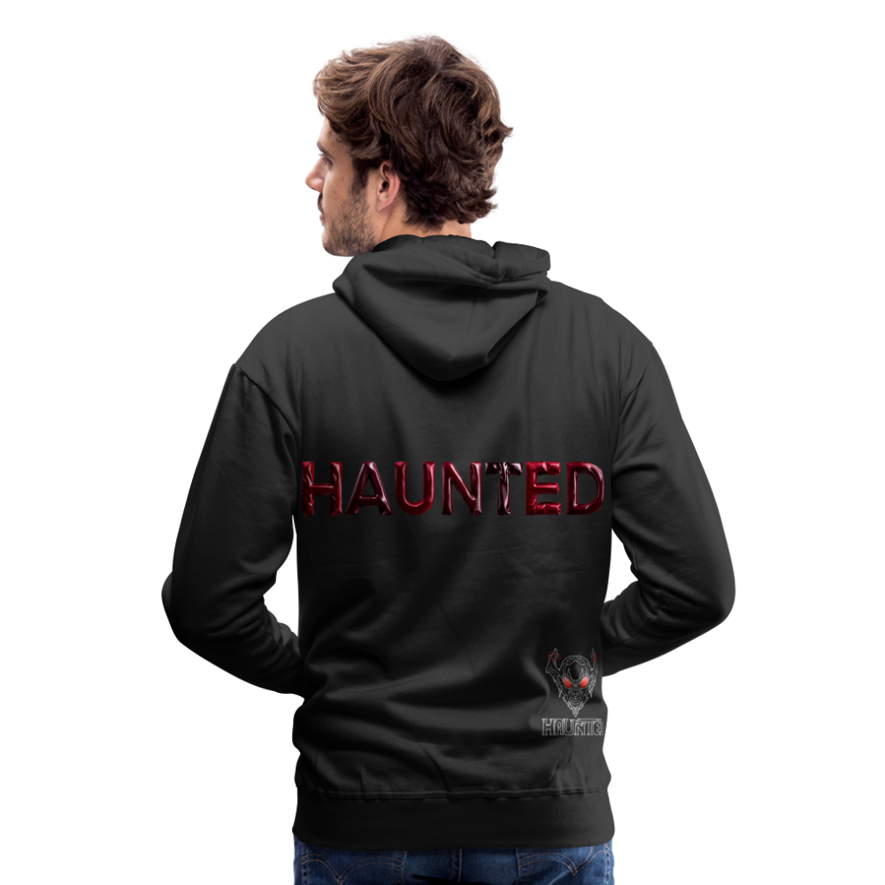Men Hoodie Crimson Velvet Glow - Schwarz