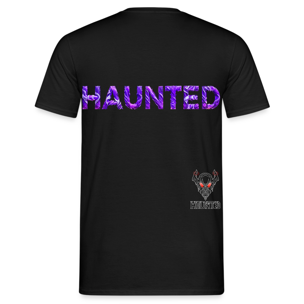 Men T-Shirt Violet Whispers Essence - Schwarz