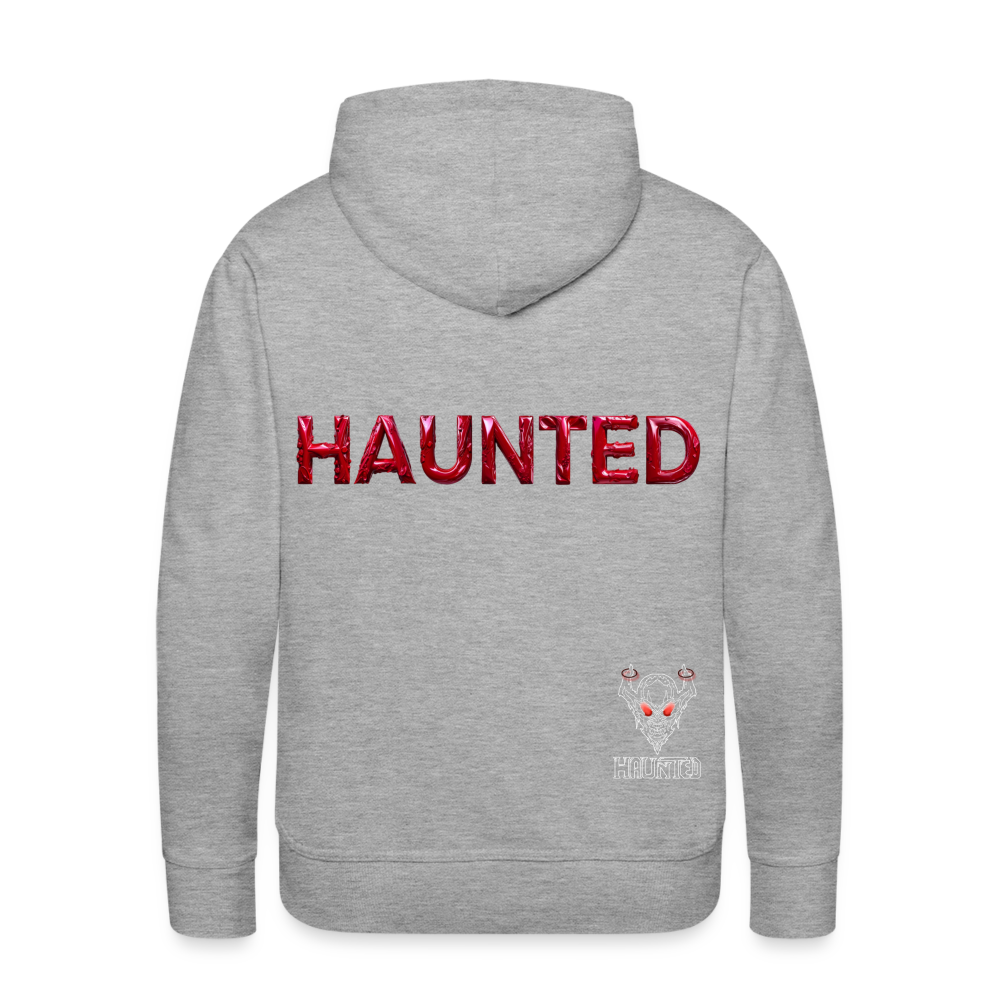 Men Hoodie Ruby Flame Elixir - Grau meliert