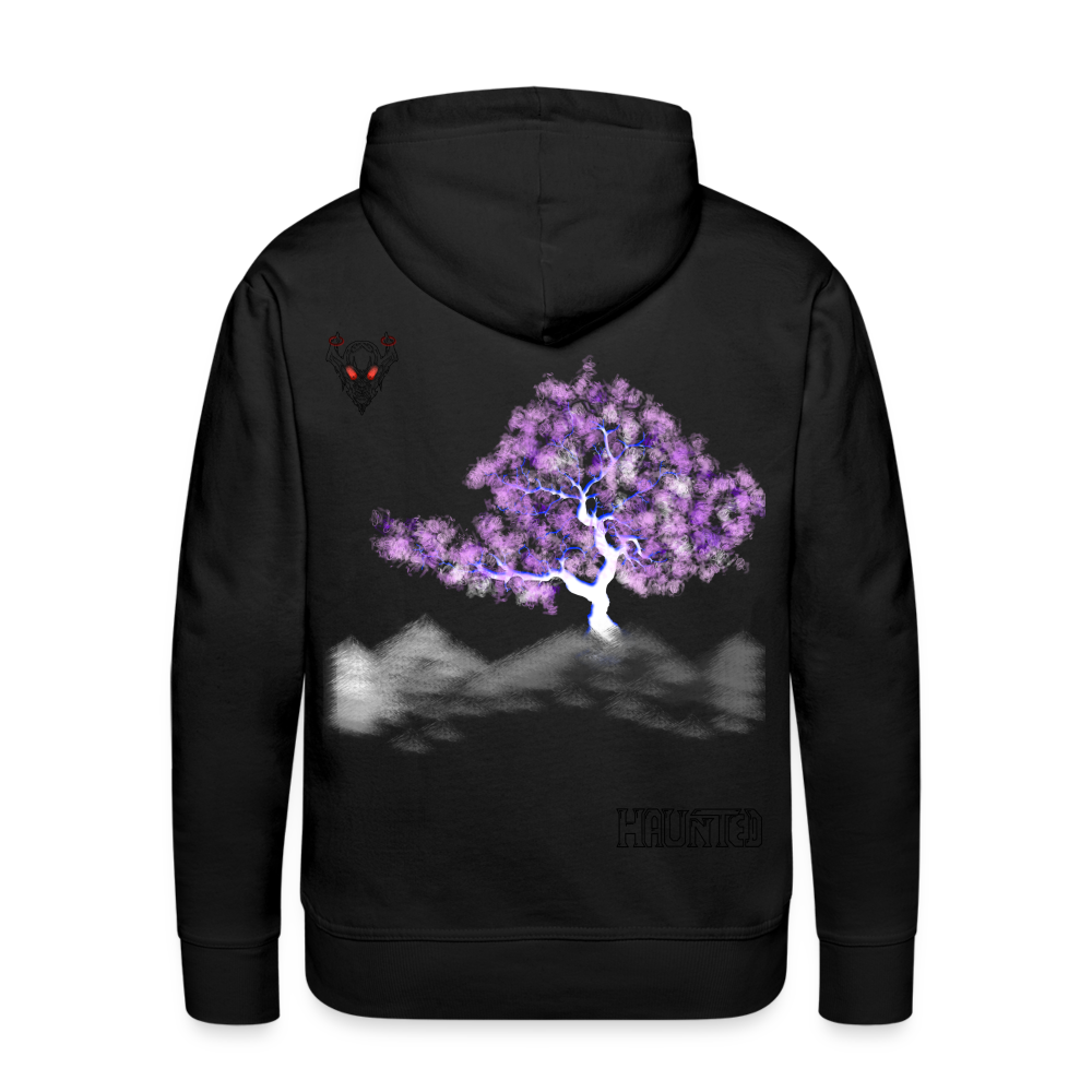 Man Hoodie Cherry Blossom - Schwarz