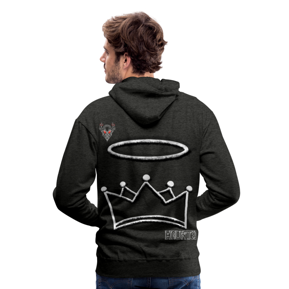 Man Hoodie Crown and Ring Light - Anthrazit
