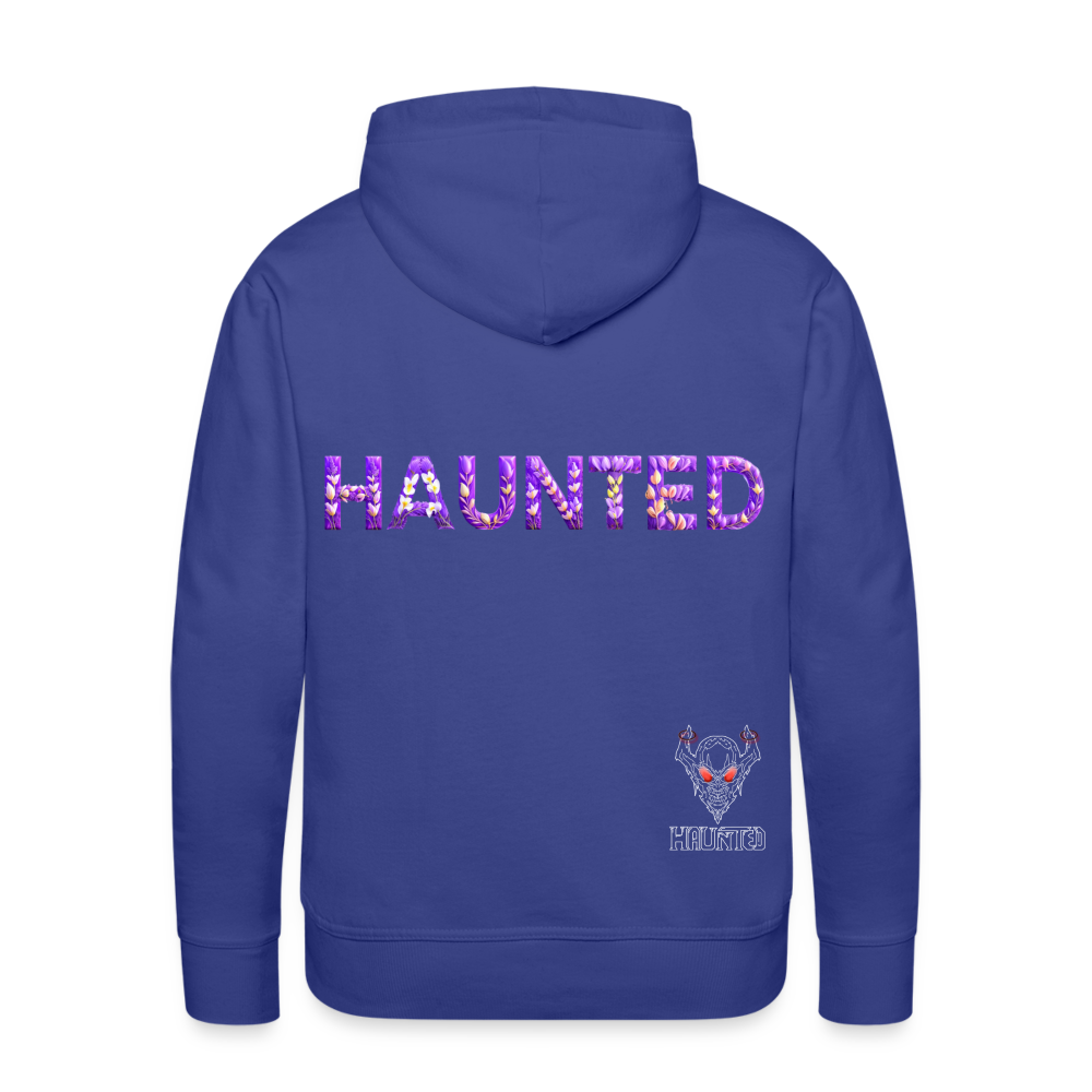 Men Hoodie Lavender Bloom Essence - Königsblau