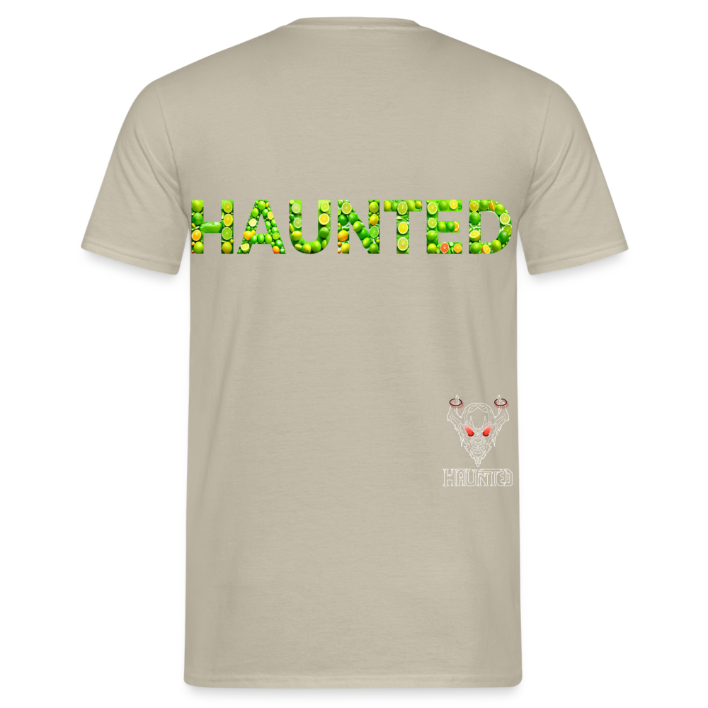 Männer T-Shirt Citrus Burst Splash - Sandbeige