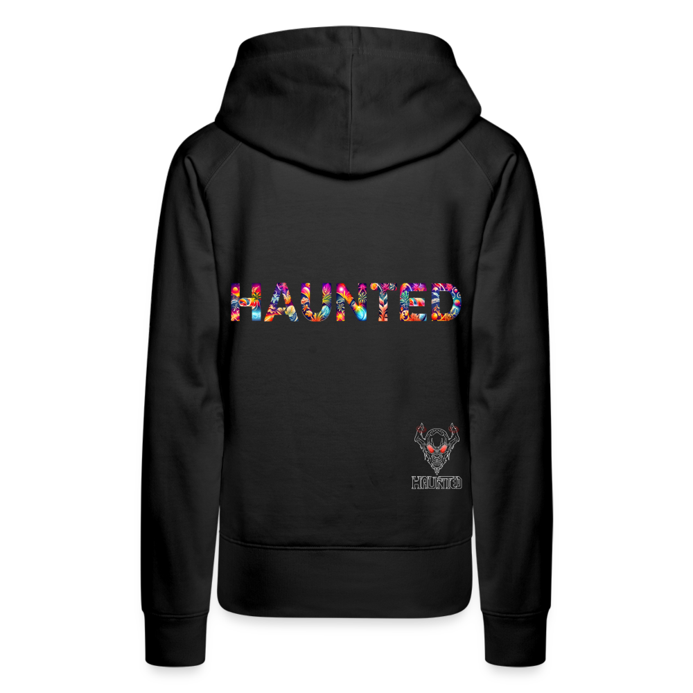 Women Hoodie Tropical Glow Essence - Schwarz