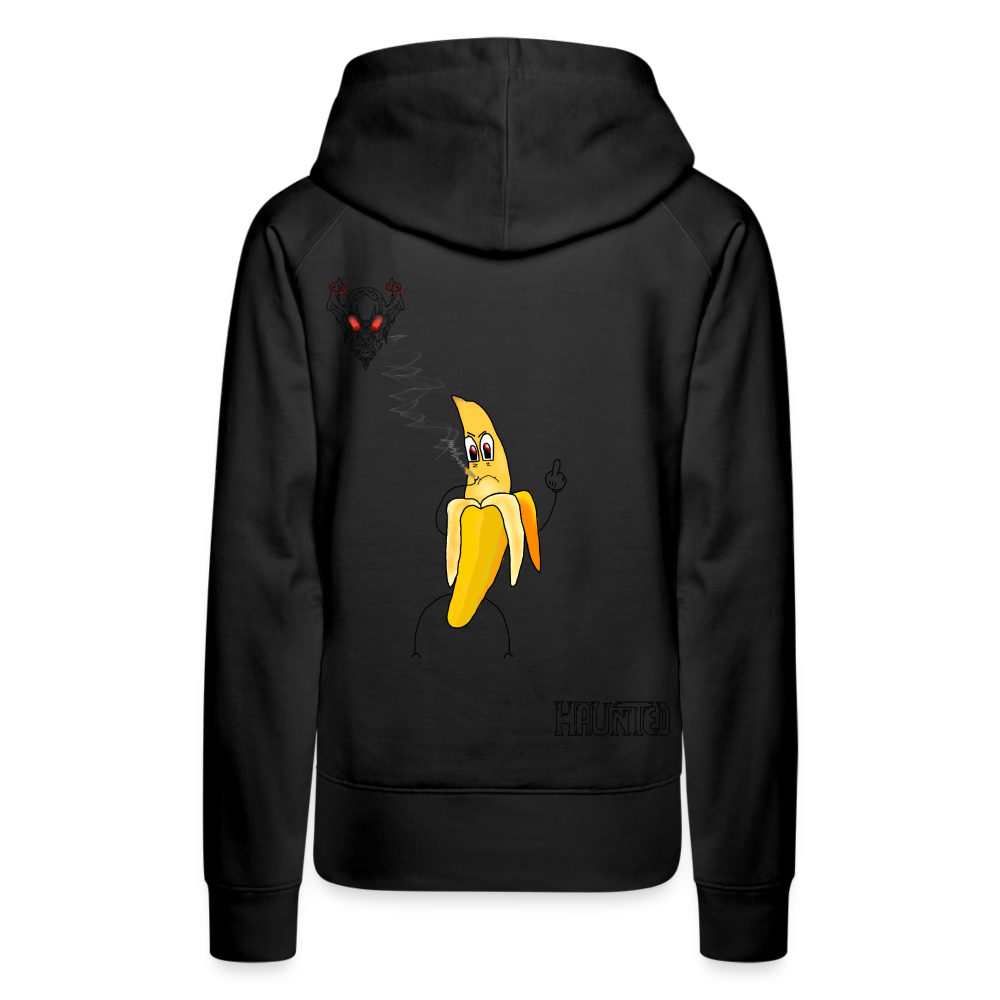 Woman Hoodie Pissed Bananna - Schwarz
