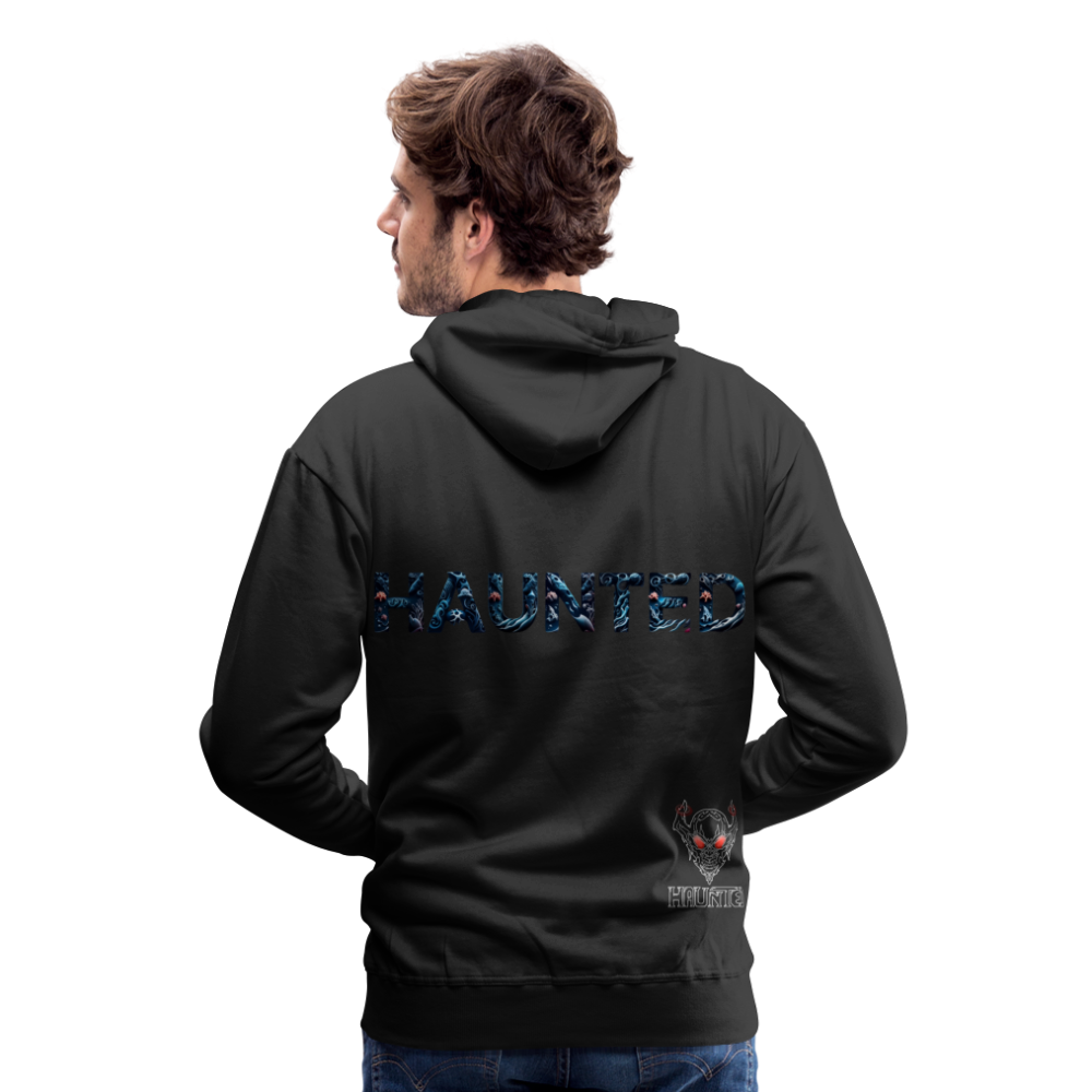 Men Hoodie Abyssal Coral Glow - Schwarz