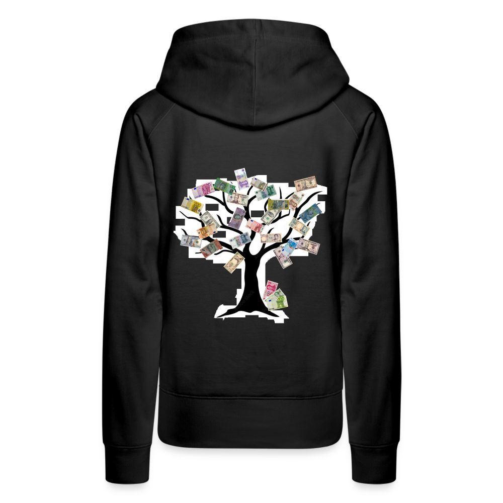 Women Hoodie Money Tree - Schwarz
