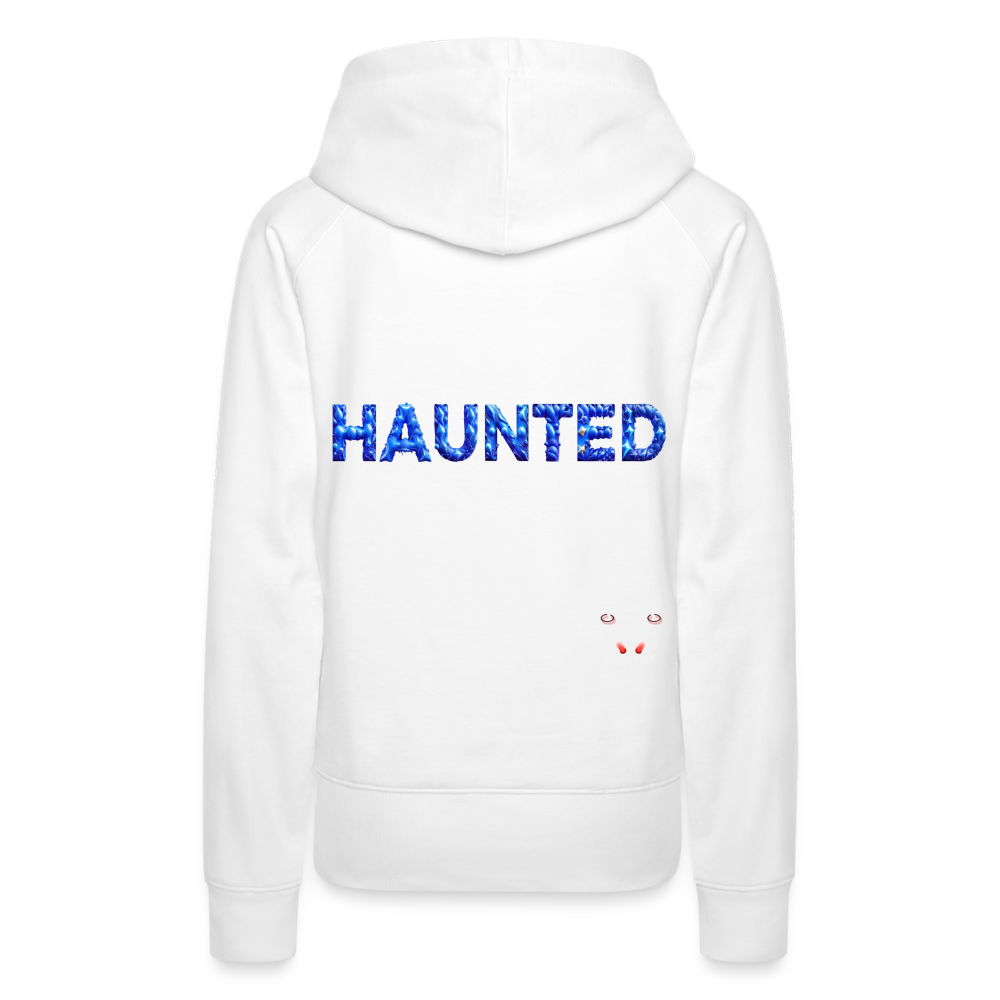 Women Hoodie Sapphire Night Glow - Weiß