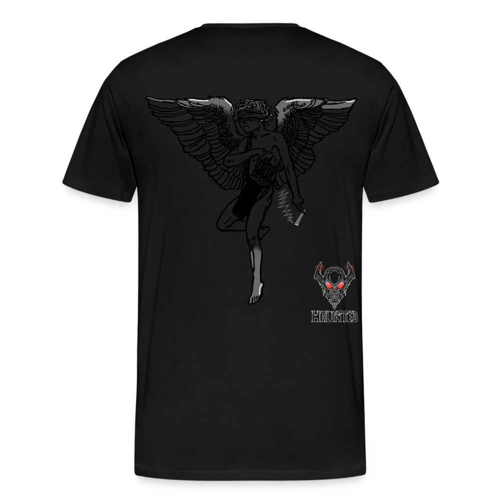 Men T-Shirt Angel - Schwarz