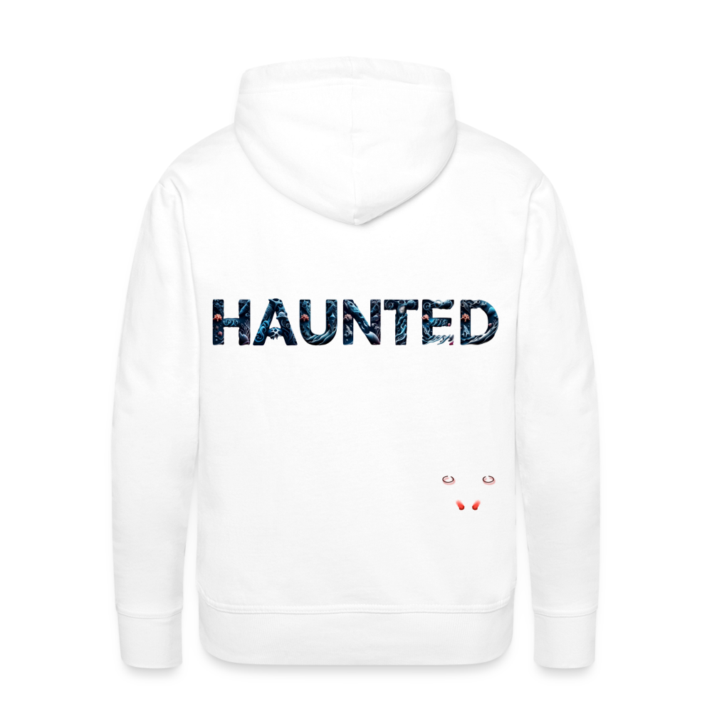 Men Hoodie Abyssal Coral Glow - Weiß