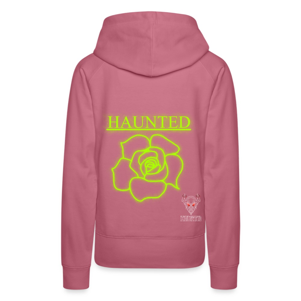 Women Hoodie Poison Neon Rose - Malve