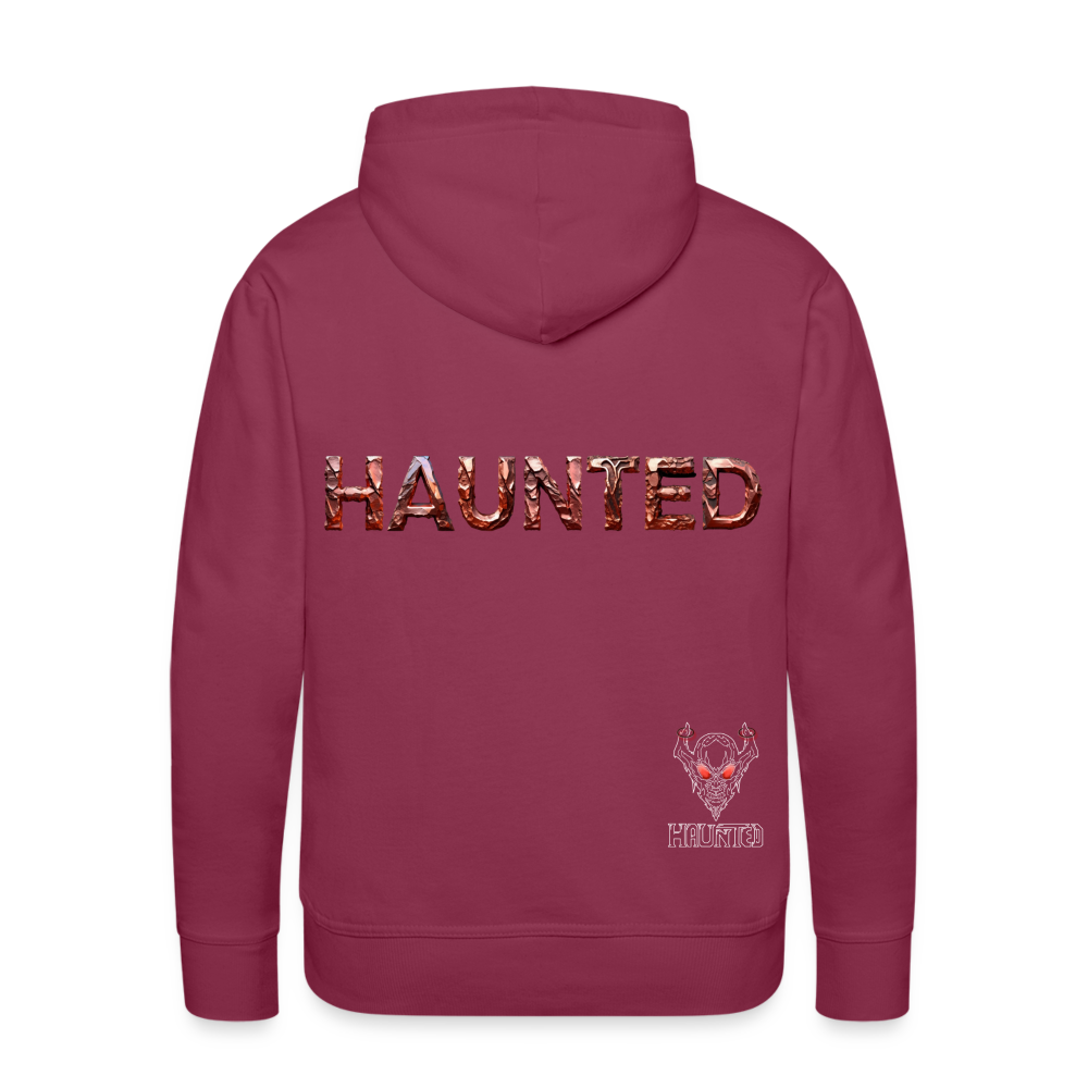 Men Hoodie Forged Ember Steel - Bordeaux