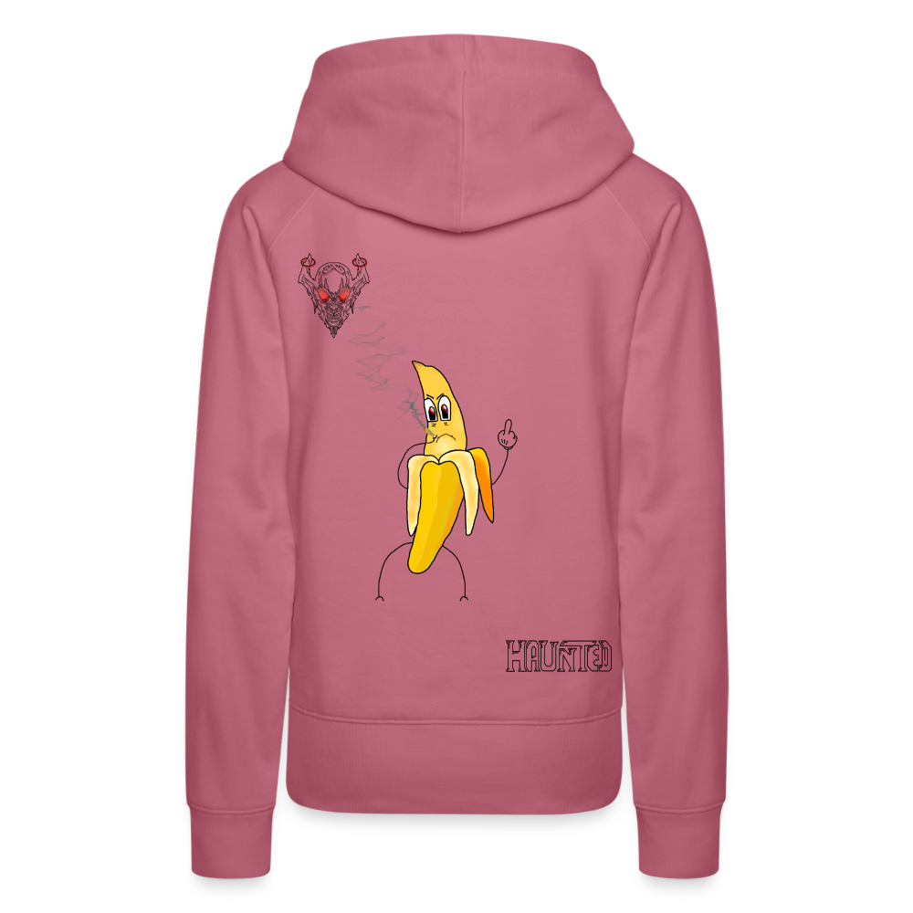 Woman Hoodie Pissed Bananna - Malve