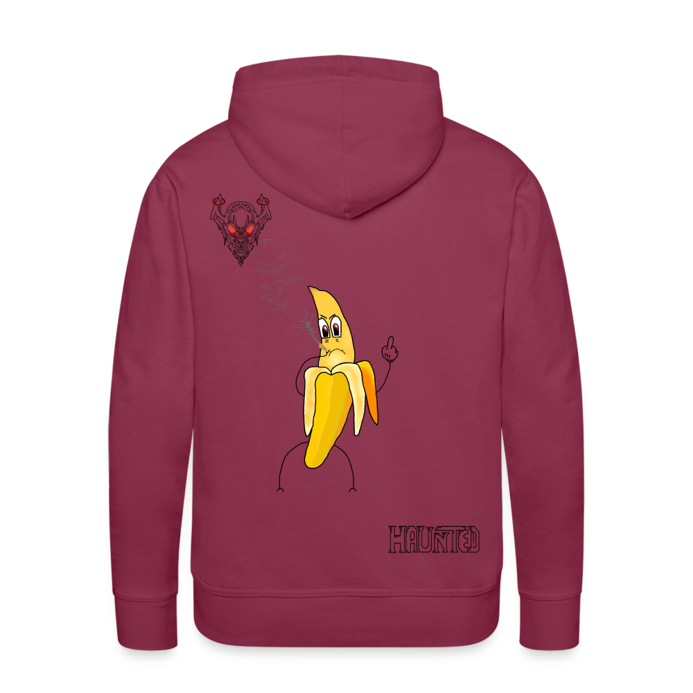 Man Hoodie Pissed Bananna - Bordeaux