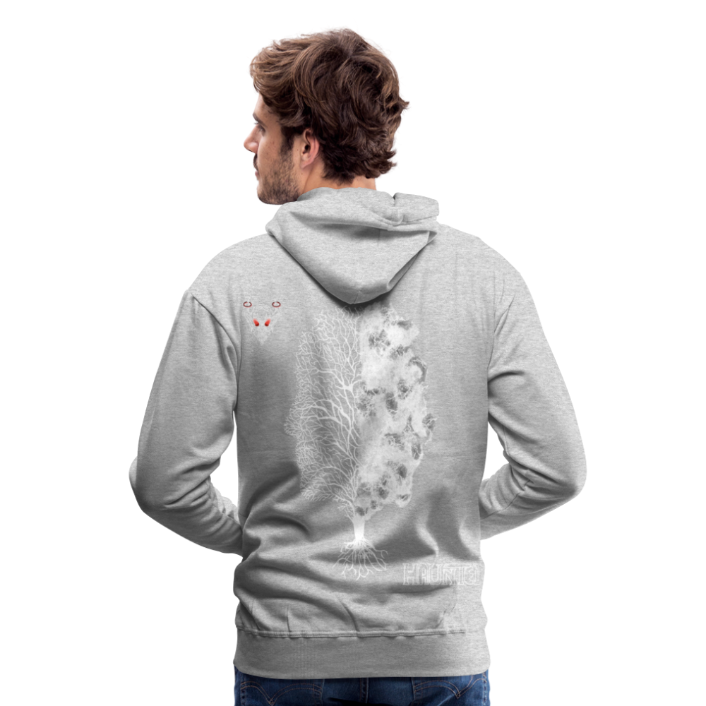 Man Hoodie Dead or Alive - Grau meliert