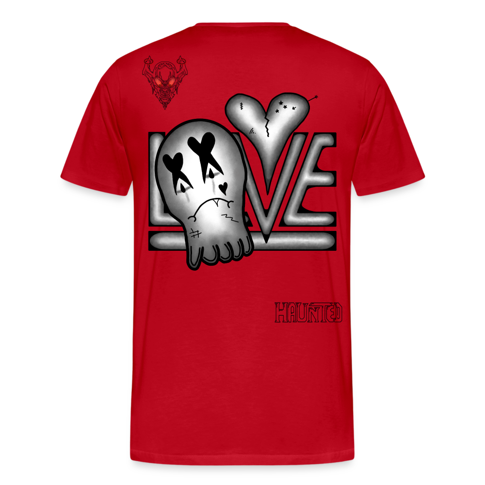 Man T-Shirt LOVE - Rot