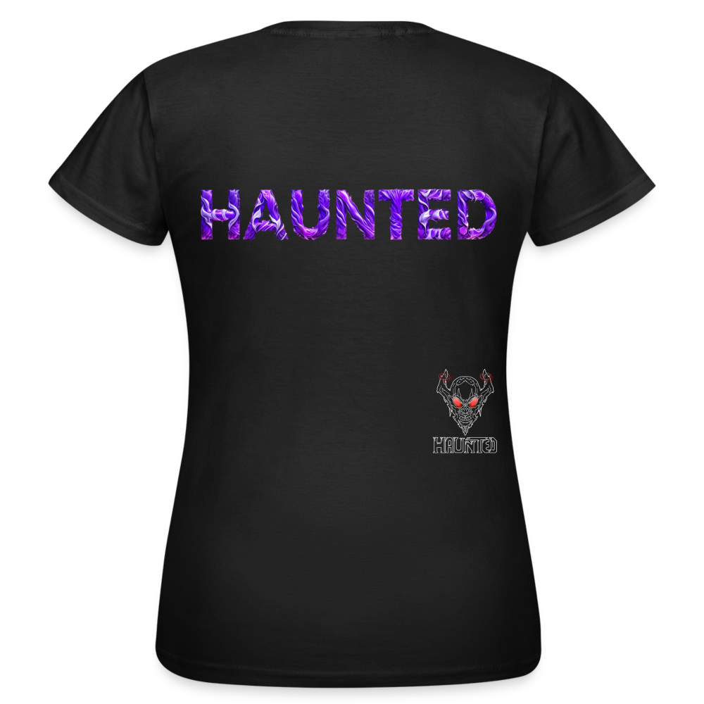 Women T-Shirt Violet Whispers Essence - Schwarz