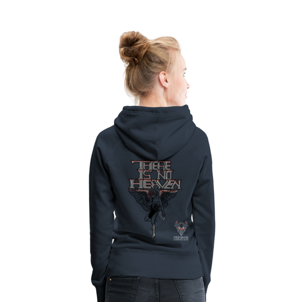 Woman Hoodie There Is No Heaven bloody - Navy