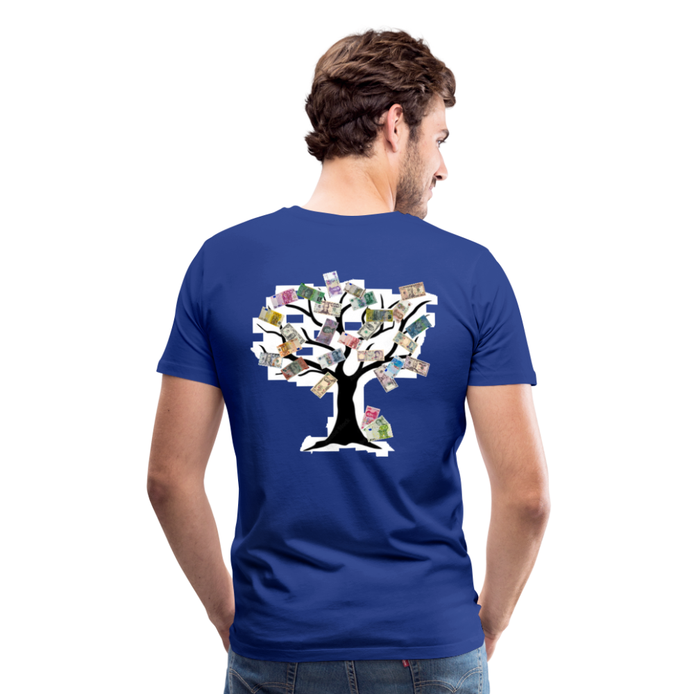 Men T-Shirt Money Tree - Königsblau