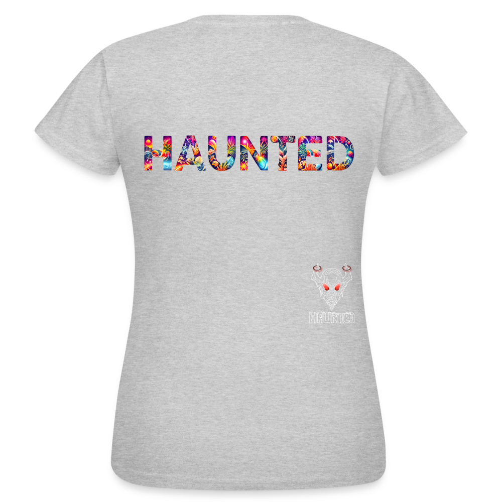 Women T-Shirt Amber Flame Essence - Grau meliert