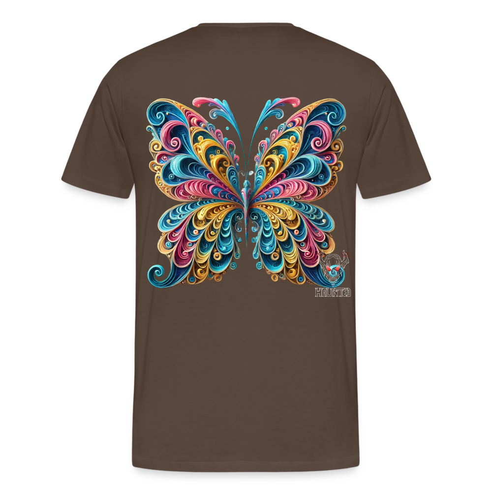 Men T-Shirt Whimsical Butterfly Harmony - Edelbraun