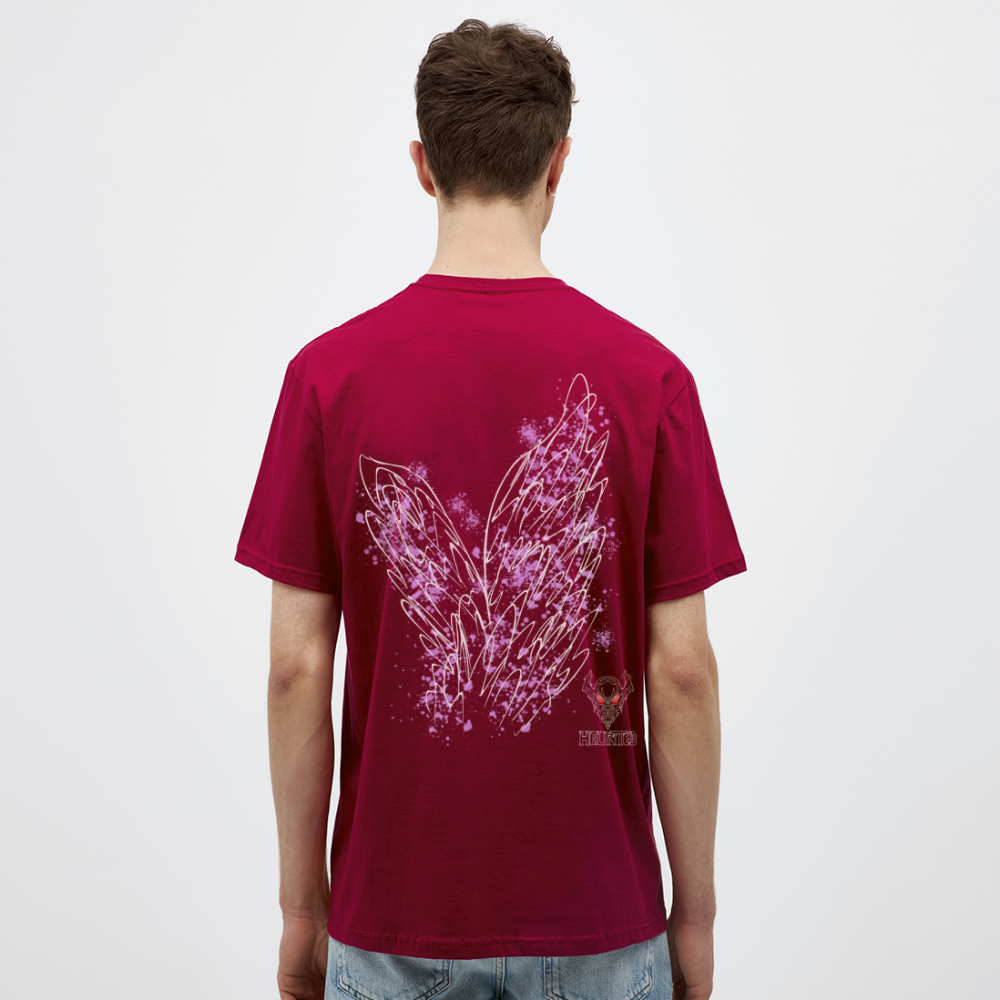 Men T-Shirt Light Purple Wings - Ziegelrot
