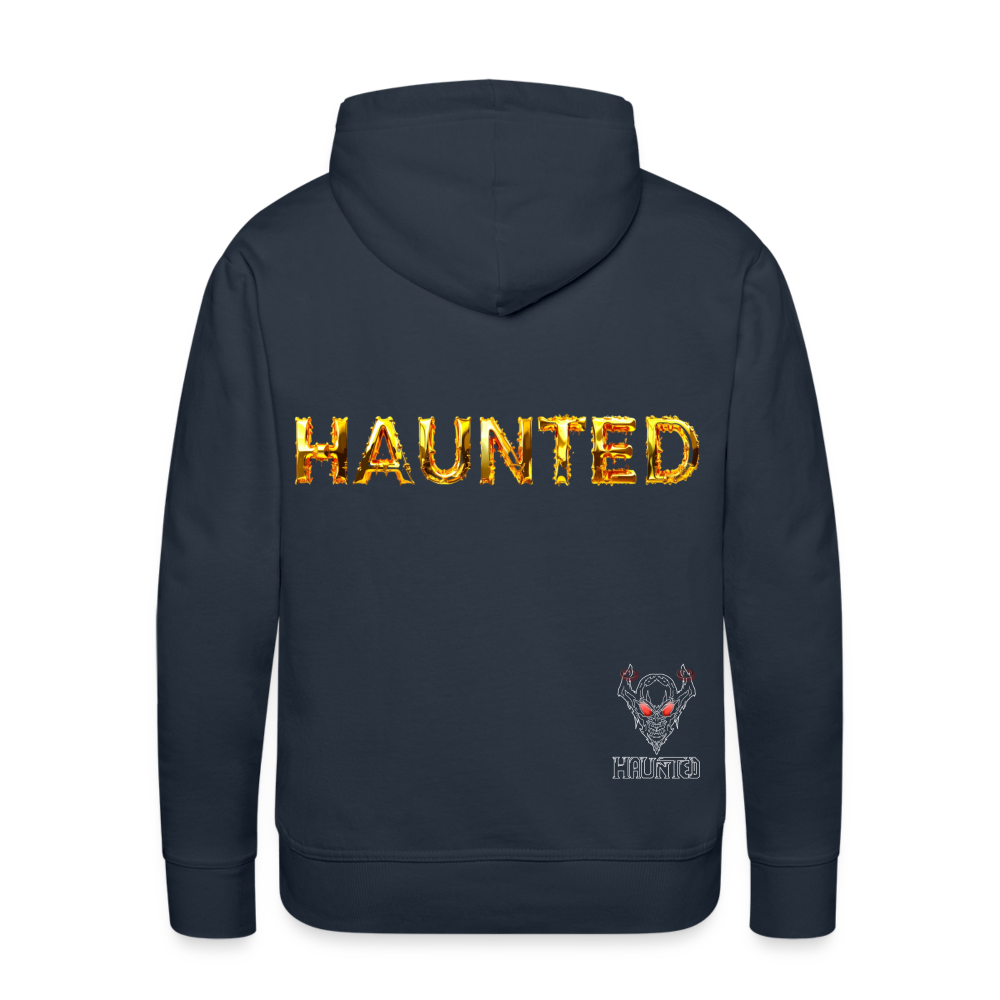 Men Hoodie Molten Gold Luxe - Navy