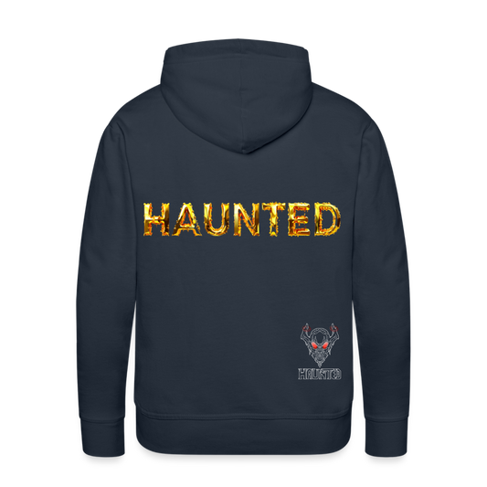 Men Hoodie Molten Gold Luxe - Navy