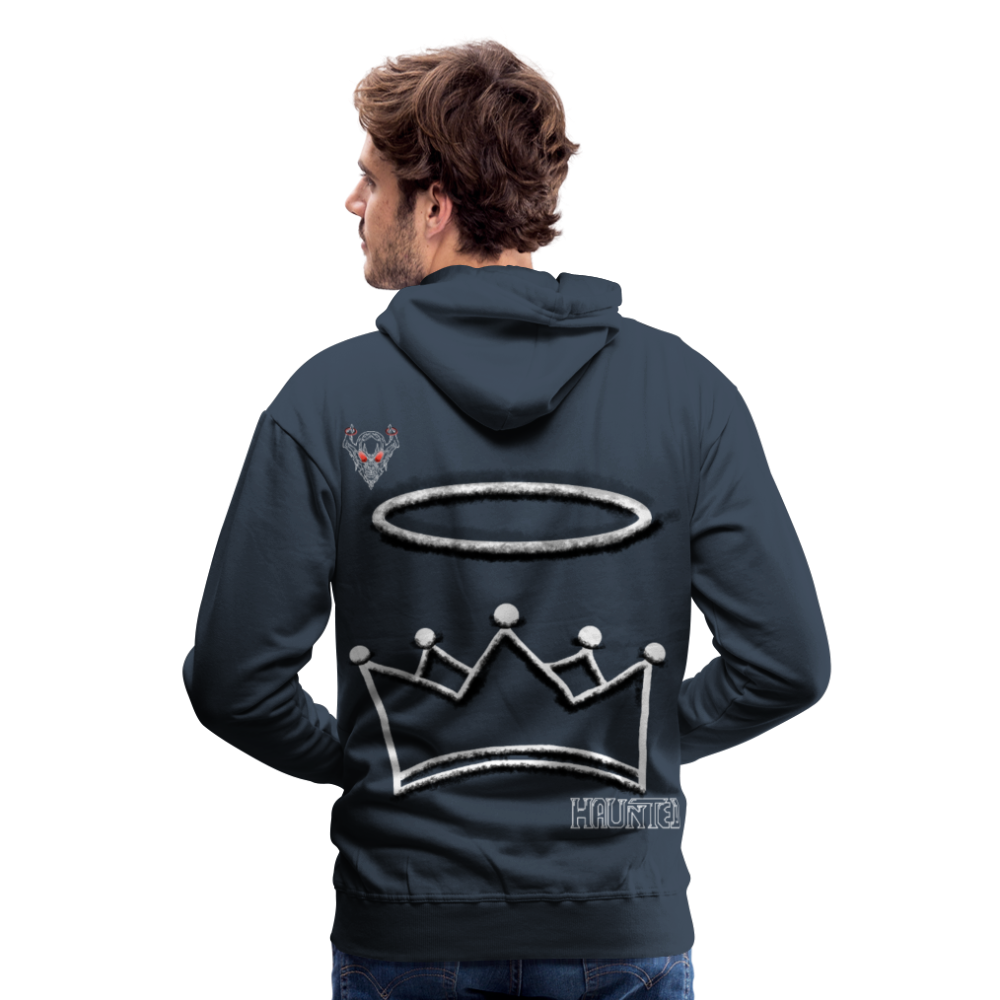 Man Hoodie Crown and Ring Light - Navy