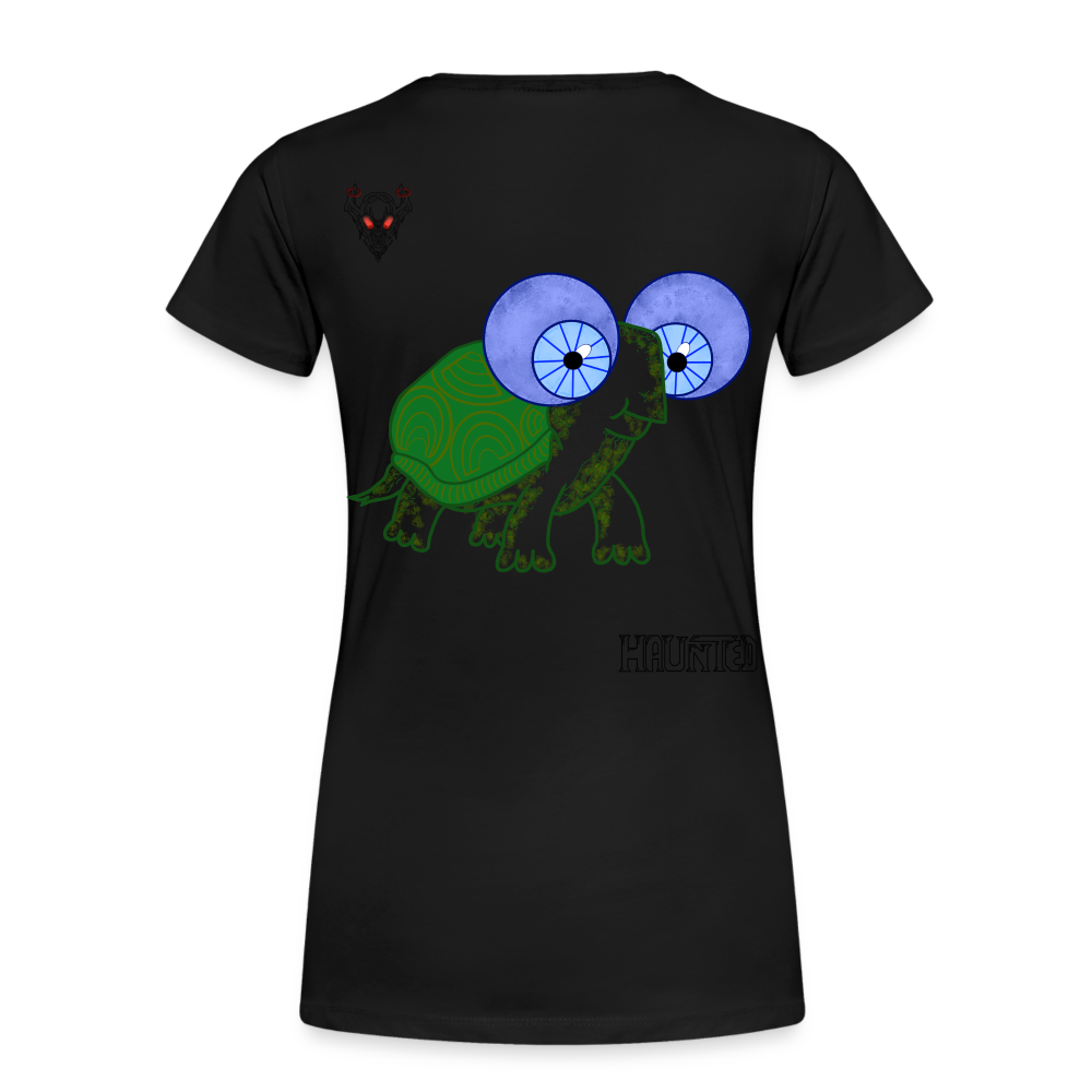 Woman T-Shirt Turtle - Schwarz