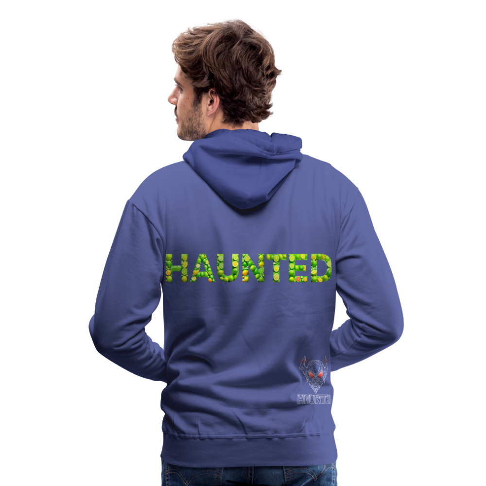 Men Hoodie Citrus Burst Splash - Königsblau