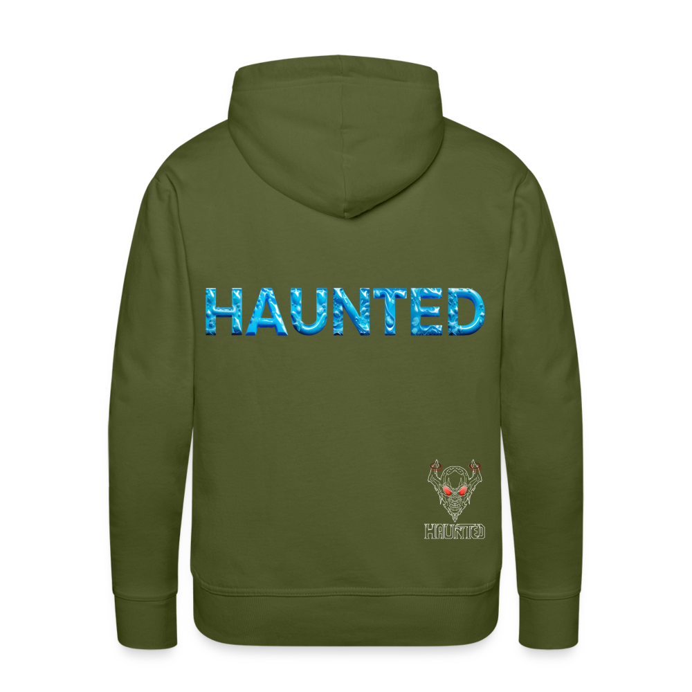 Men Hoodie Aqua Spirit Flow - Olivgrün