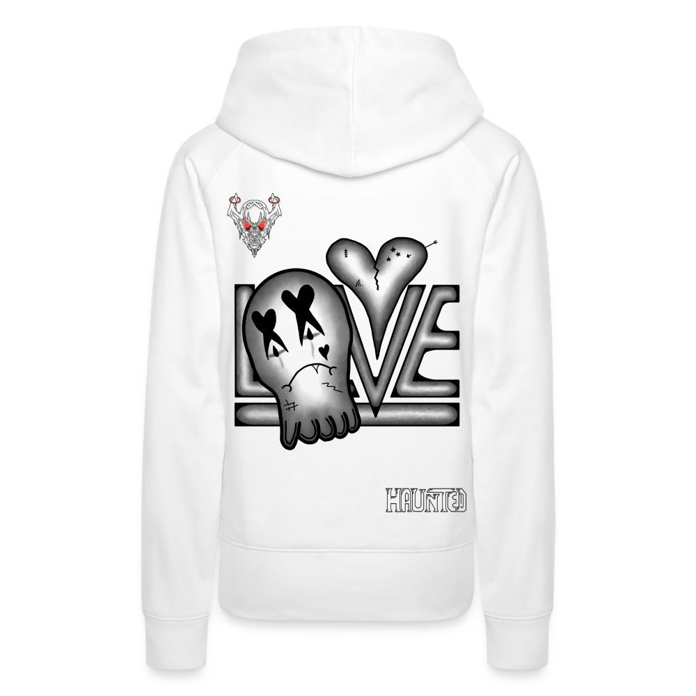 Woman Hoodie LOVE - Weiß