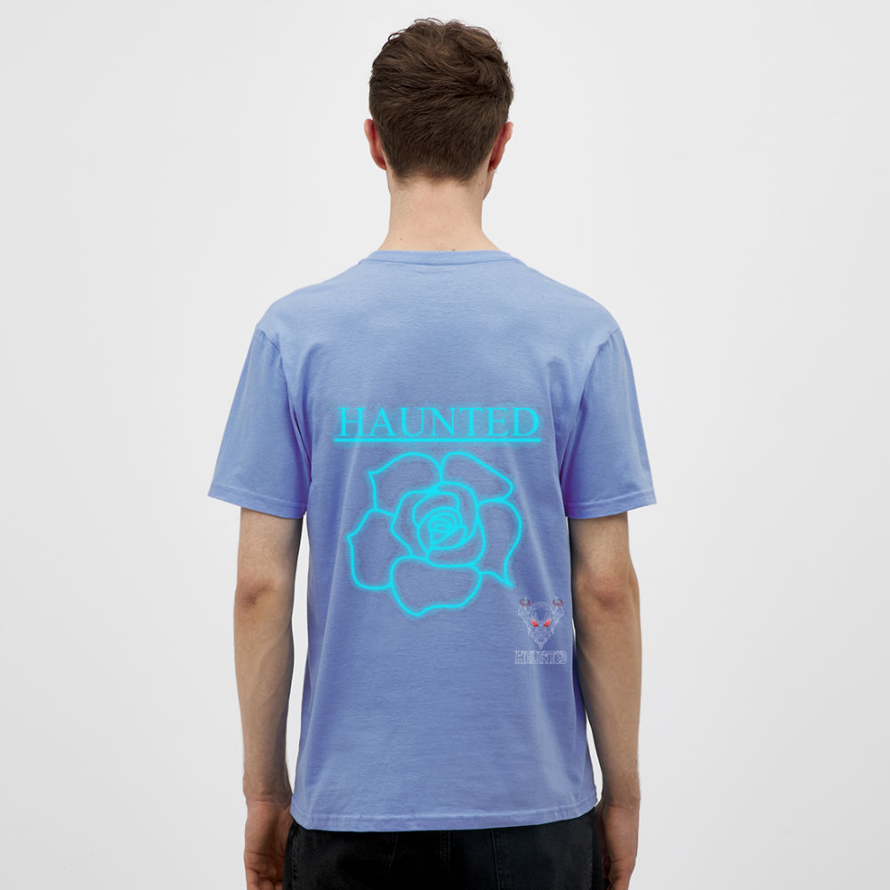 Men T-Shirt Original Neon Rose - carolina blue