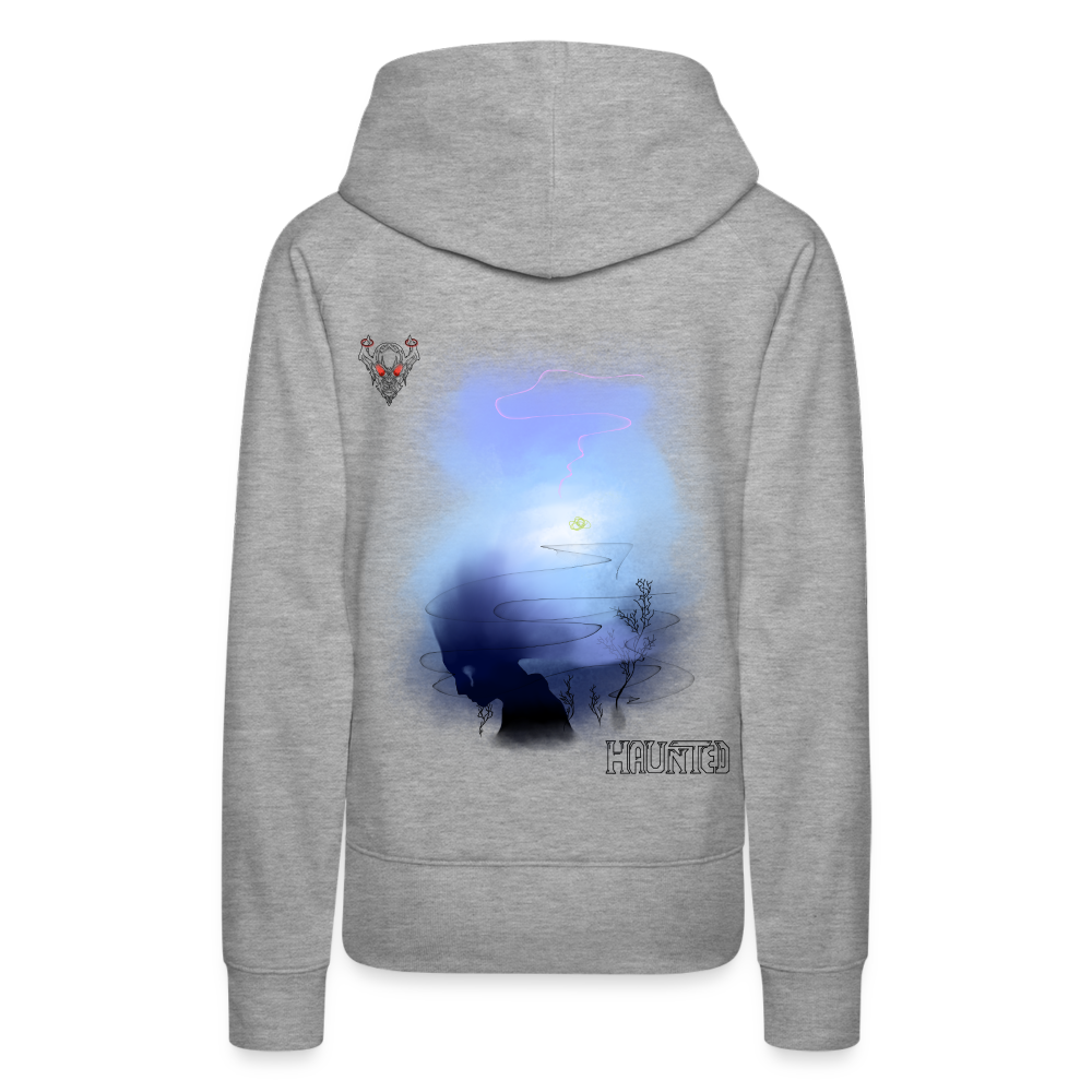Woman Hoodie Drowning - Grau meliert
