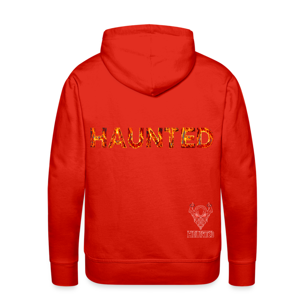Men Hoodie Blazing Ember Fury - Rot