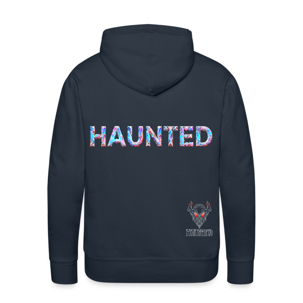Men Hoodie Opal Aura Mist - Navy