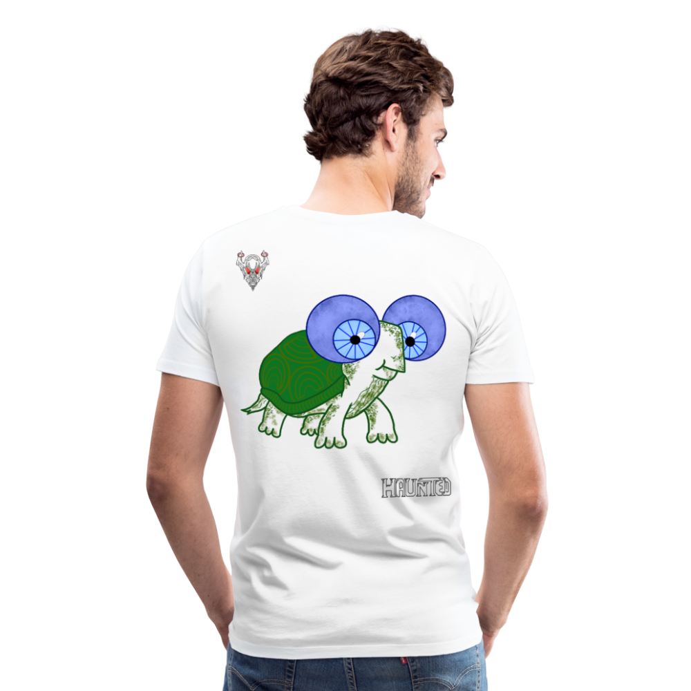 Man T-Shirt Turtle - Weiß