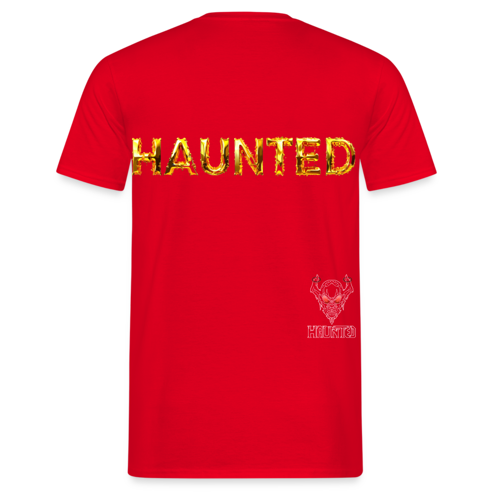 Men T-Shirt Molten Gold Luxe - Rot