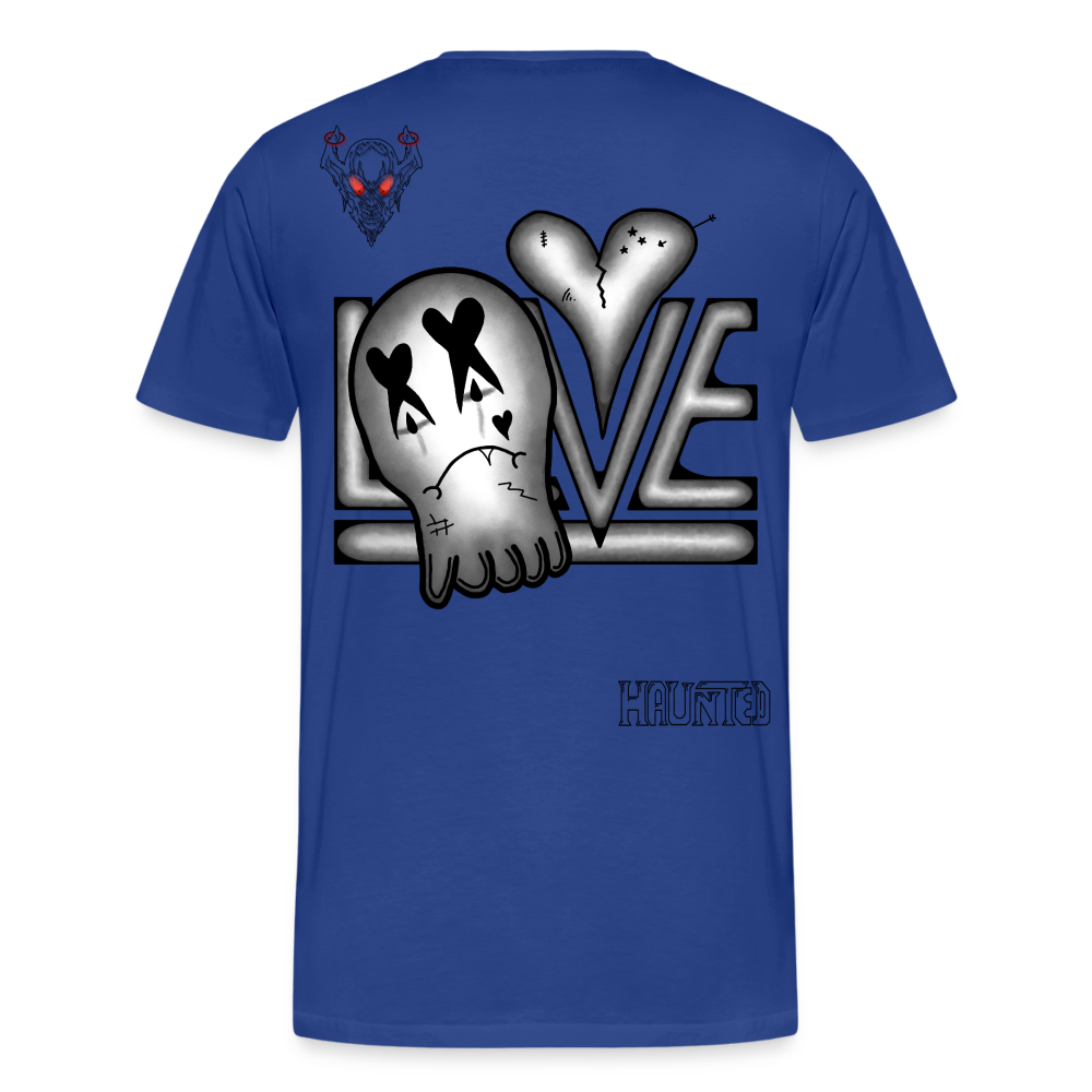 Man T-Shirt LOVE - Königsblau