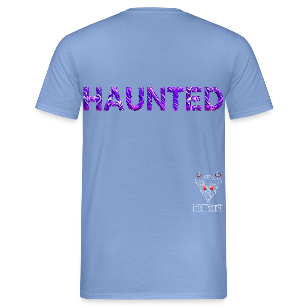 Men T-Shirt Violet Whispers Essence - carolina blue