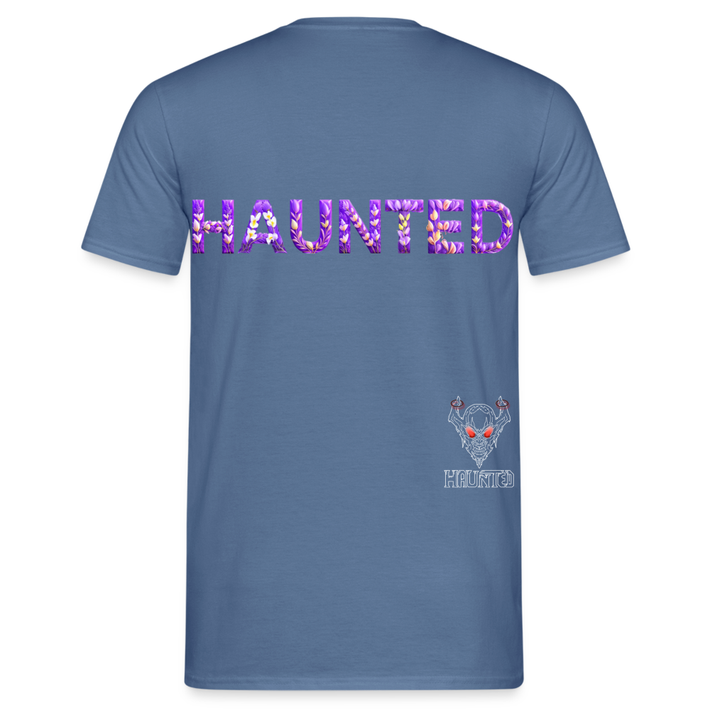 Men T-Shirt Lavender Bloom Essence - Taubenblau 