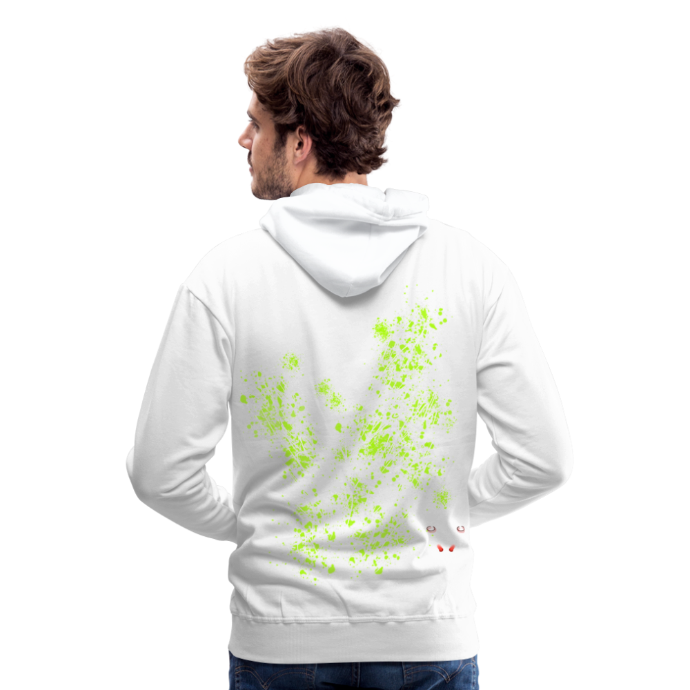 Men Hoodie Poison Green Wings - Weiß