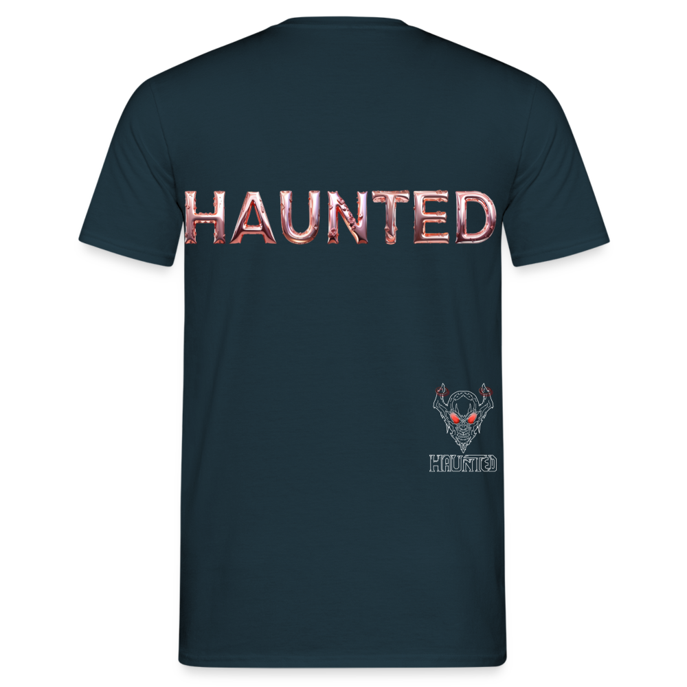 Men T-Shirt Rose Gold Radiance - Navy