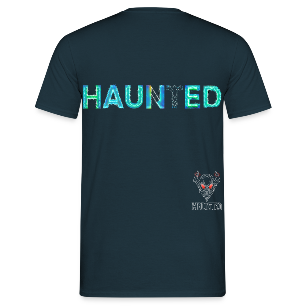 Men T-Shirt Neon Surge Aura - Navy